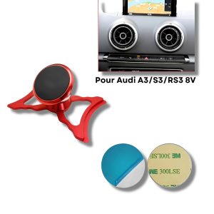 Audi A3 Magnetischer Telefonhalter Rot